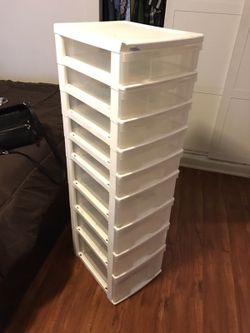 9 Tier Sterilite Drawer Storage Organizer