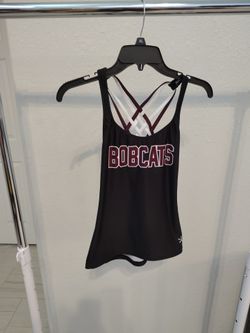 rebel, black top tank, Bobcats, women's , size XS