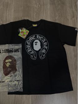 Black Chrome Heart x Bape Tee