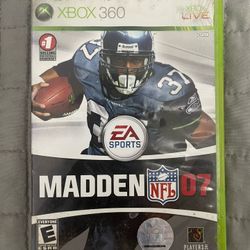 Madden NFL 07 for Xbox 360