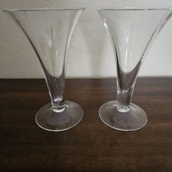 2 Glasses Not Necessarily As A Glass, Heavy, New, Giftable, Good For Display Or Deco 8x5 $10.00 