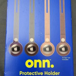 Onn 4 PACK of  Protective Holders For APPLE AIR TAG
