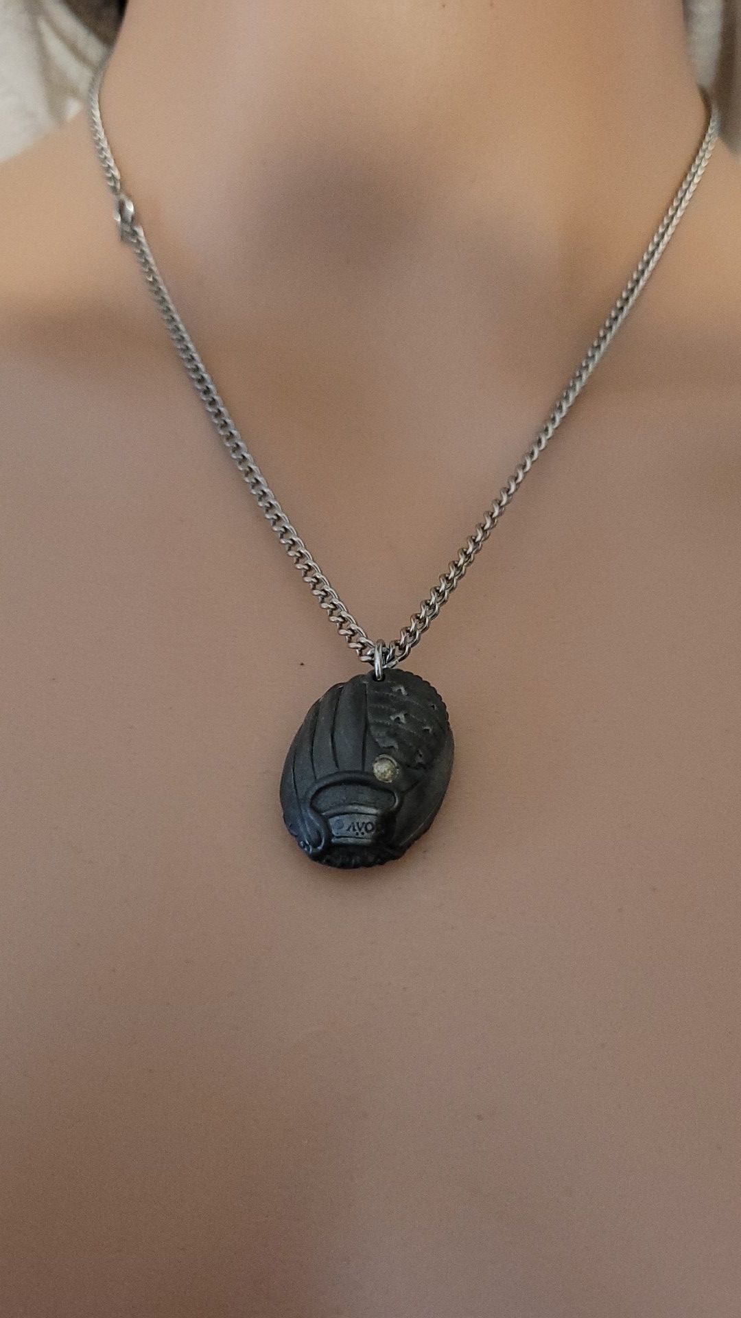 Unisex Baseball and Glove Necklace