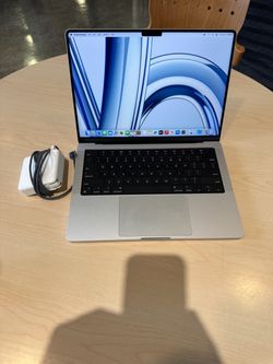 2023  MacBook Pro 14 INCH  , M2 Pro  ,16GB RAM,1TB SSD,, battery cycles 37, Silver