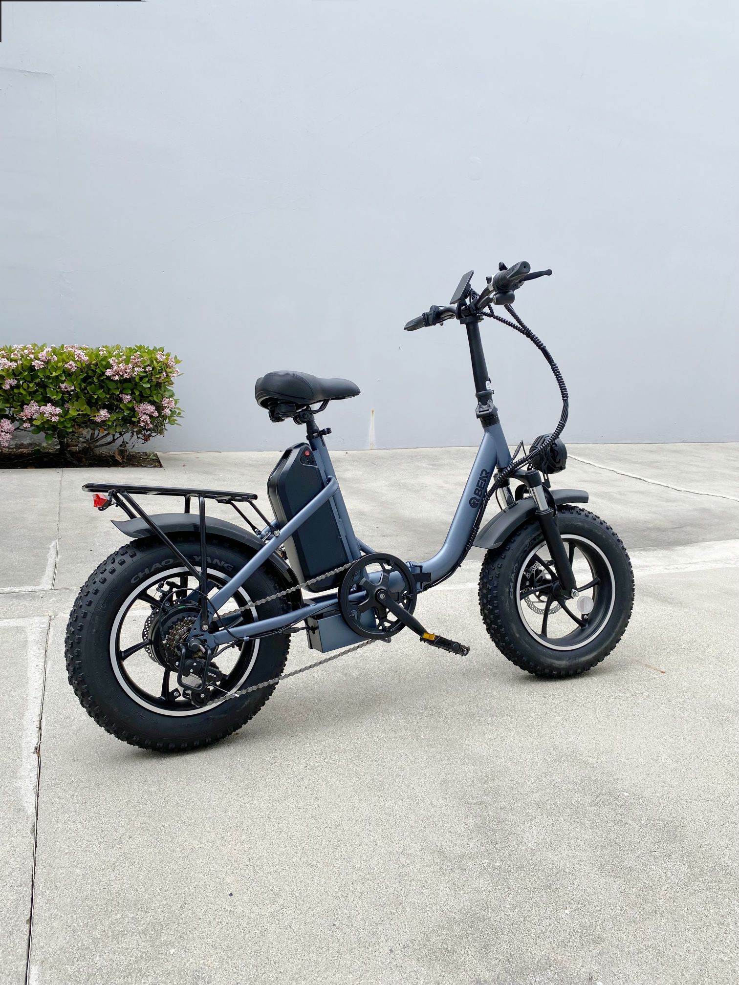 New, eBike step through, foldable 500w 48v 15ah, top speed 29mph range up to 55 miles electric bike, colors options:white/gray/orange/blue