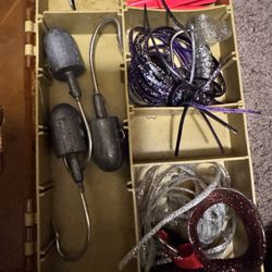 Tacklebox With Tackle. Buzz Bombs.