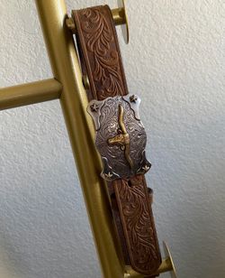 Tony Lama belt and buckle size 24