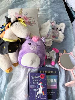 Unicorn and girl stuff lot