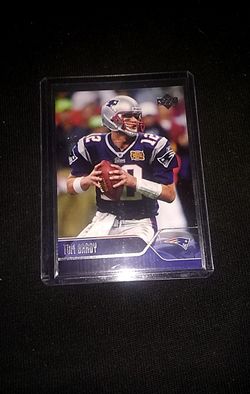 Tom Brady football card