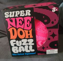 Pink super fuzz ball needoh
