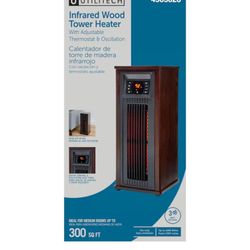 Heater what does Tower Indoor Electric Space Heater with Thermostat and Remote Included