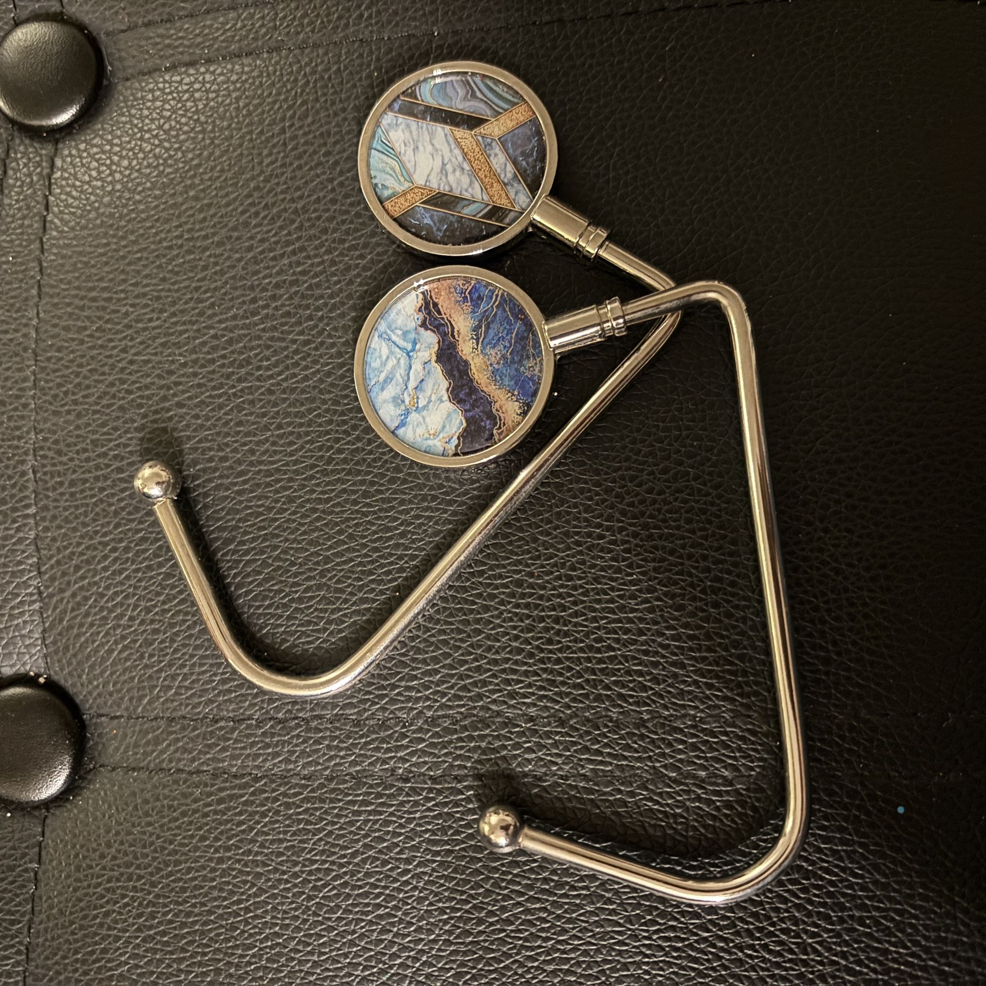 Two Travel Purse Hook Holders, Non-Slip