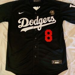 Dodgers Kobe Bryant Jersey Black Mamba (Small To 3Xl) 