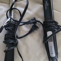 Hair Straightener And Curling Rod