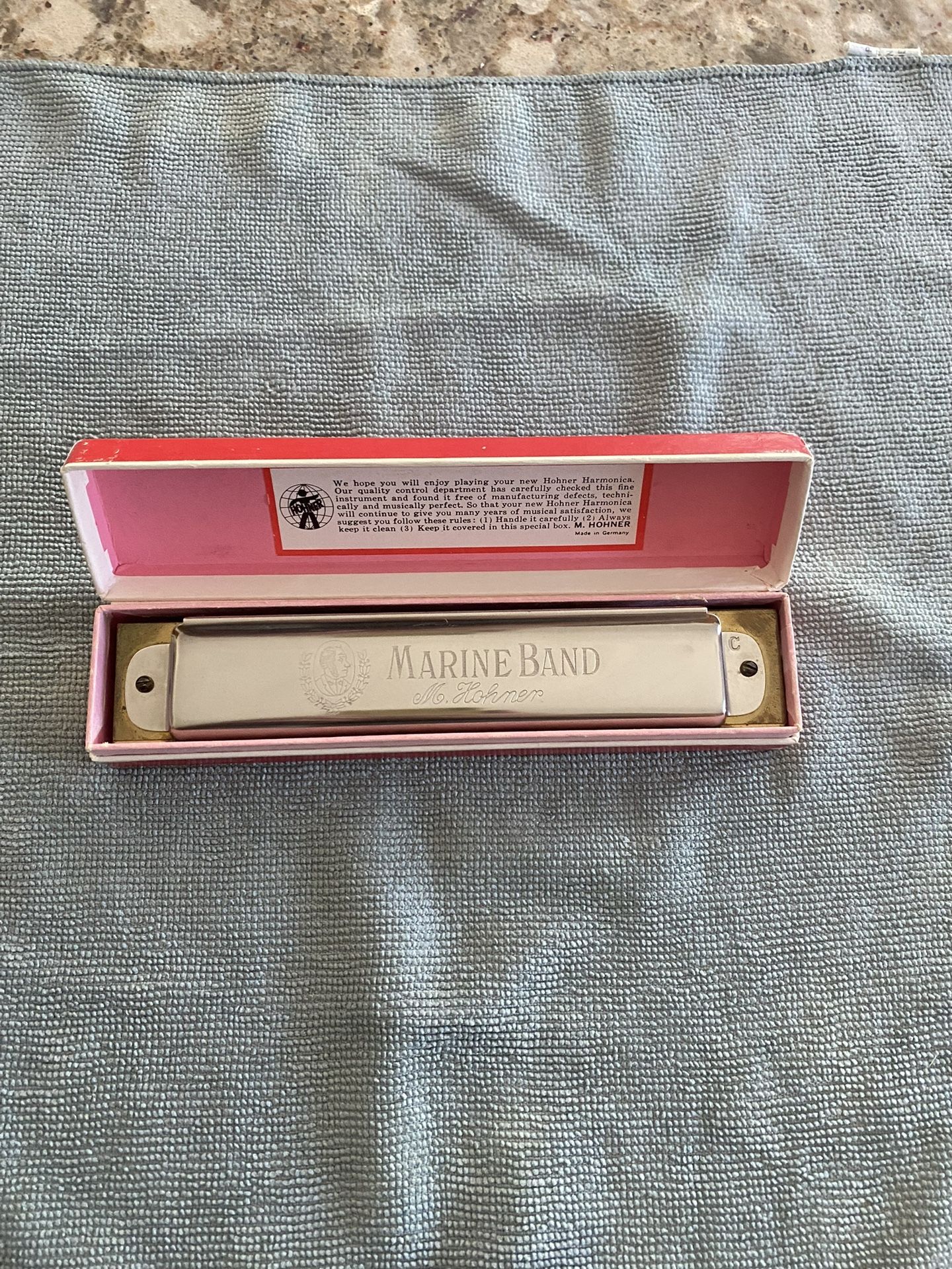 Musical Instrument: Marine Band No. 365 Hohner Harmonica