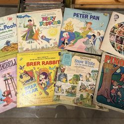8 Disney Albums / Story Books