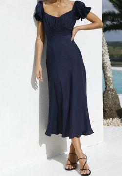 Navy Blue Maxi Dress