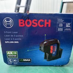 Bosch 3 point laser 