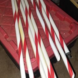 Candy Cane Yard Stakes