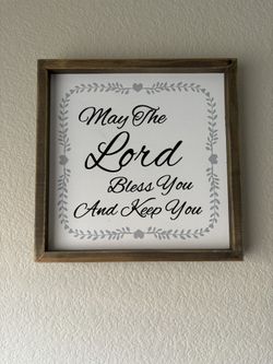 Lord Bless You Wall Hanging Plaque 
