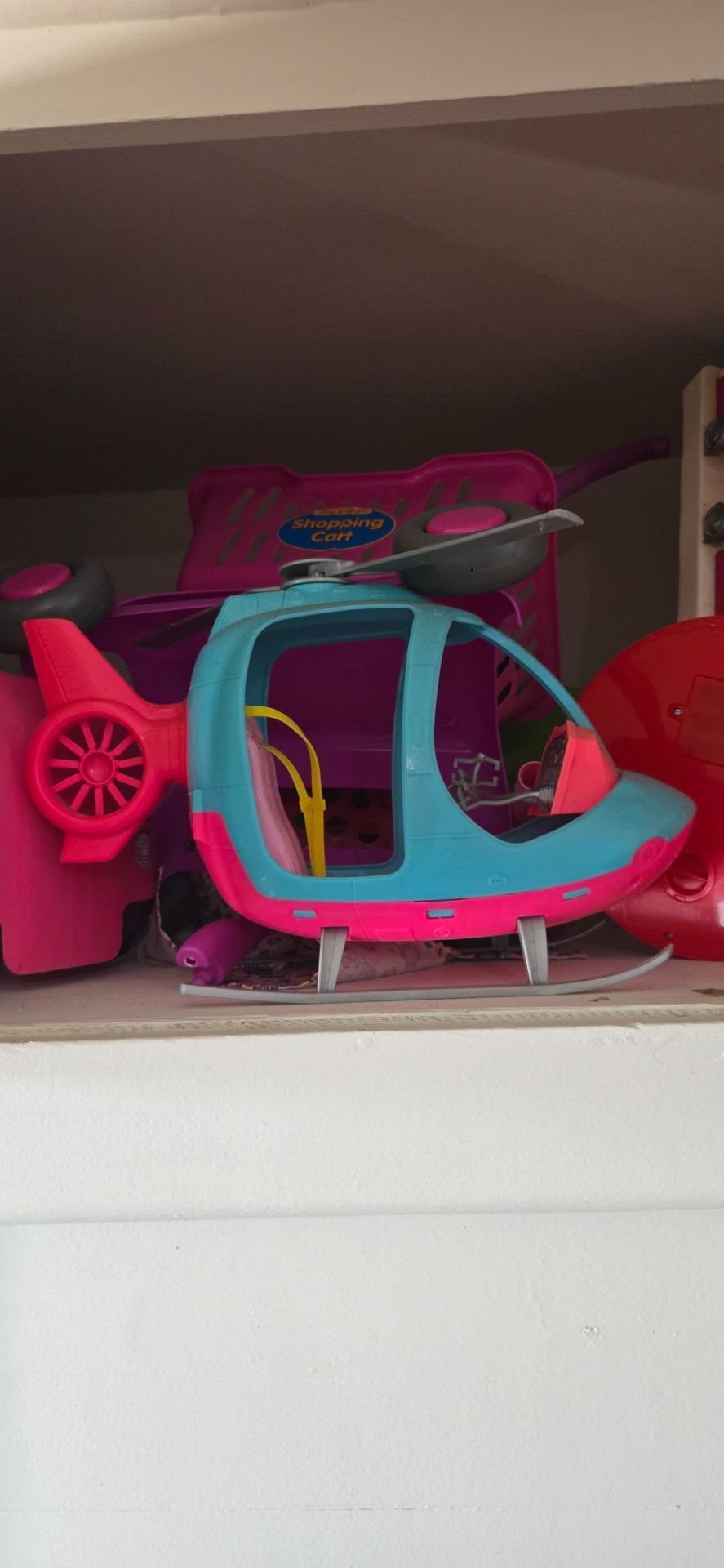 Barbie Dreamhouse Adventures Helicopter (Pink & Blue 2-Seater)