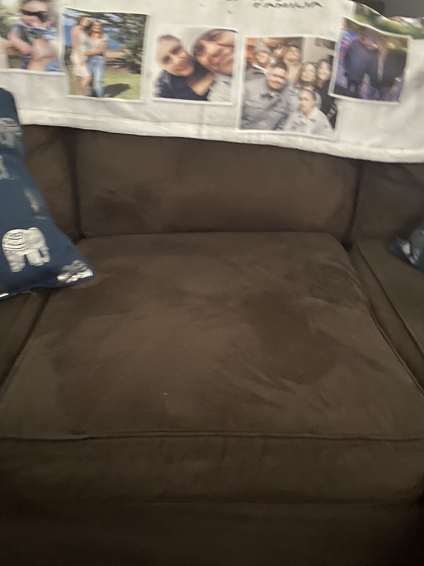 Free chocolate brown couch