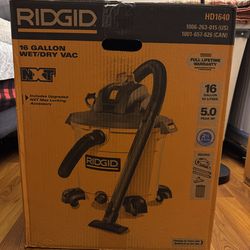 Rigid 16 Gallon Vac