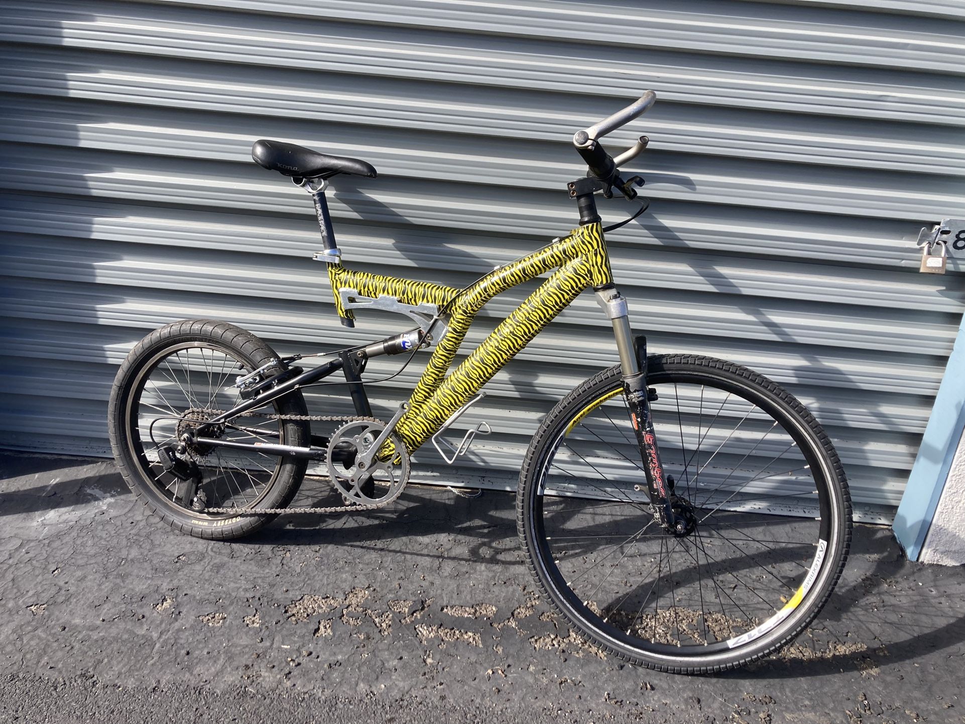 Custom Built 7 Speed Full Suspension Klunker Bike