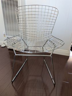 Modern Metal Wire Dining Chairs - set of 4