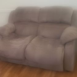 Love Seat And Double Reclining Sofa