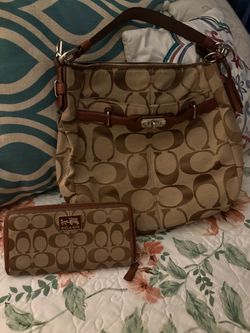 Vintage Coach Bag with Wallet