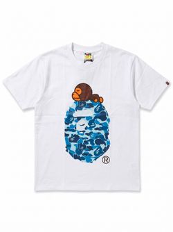 🦍 BAPE  Camo Ape Head Graphic Tee