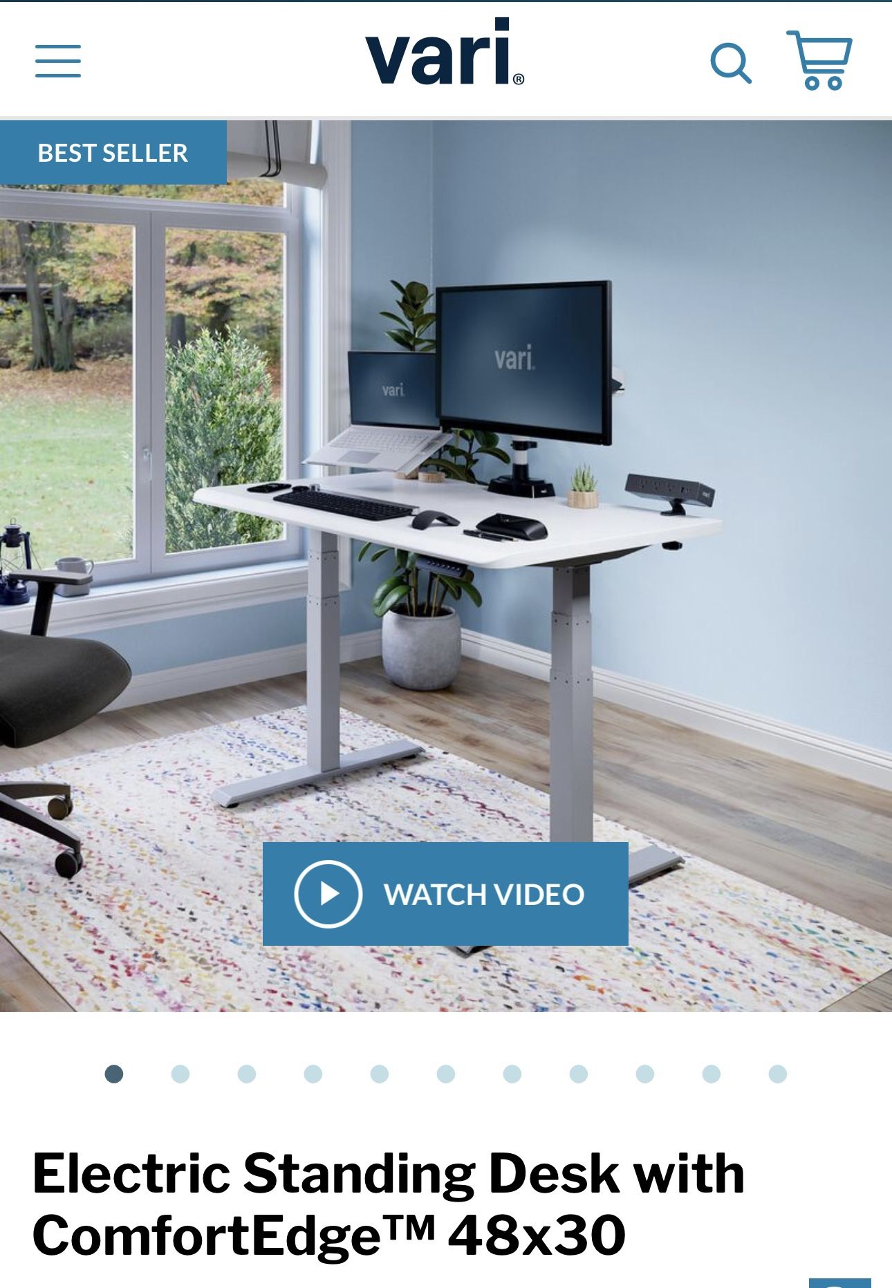 Vari Electric Standing Desk with ComfortEdge BRAND NEW IN BOX