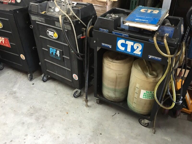Bg coolant, brake, transmission machines for sale 6 machines for sale