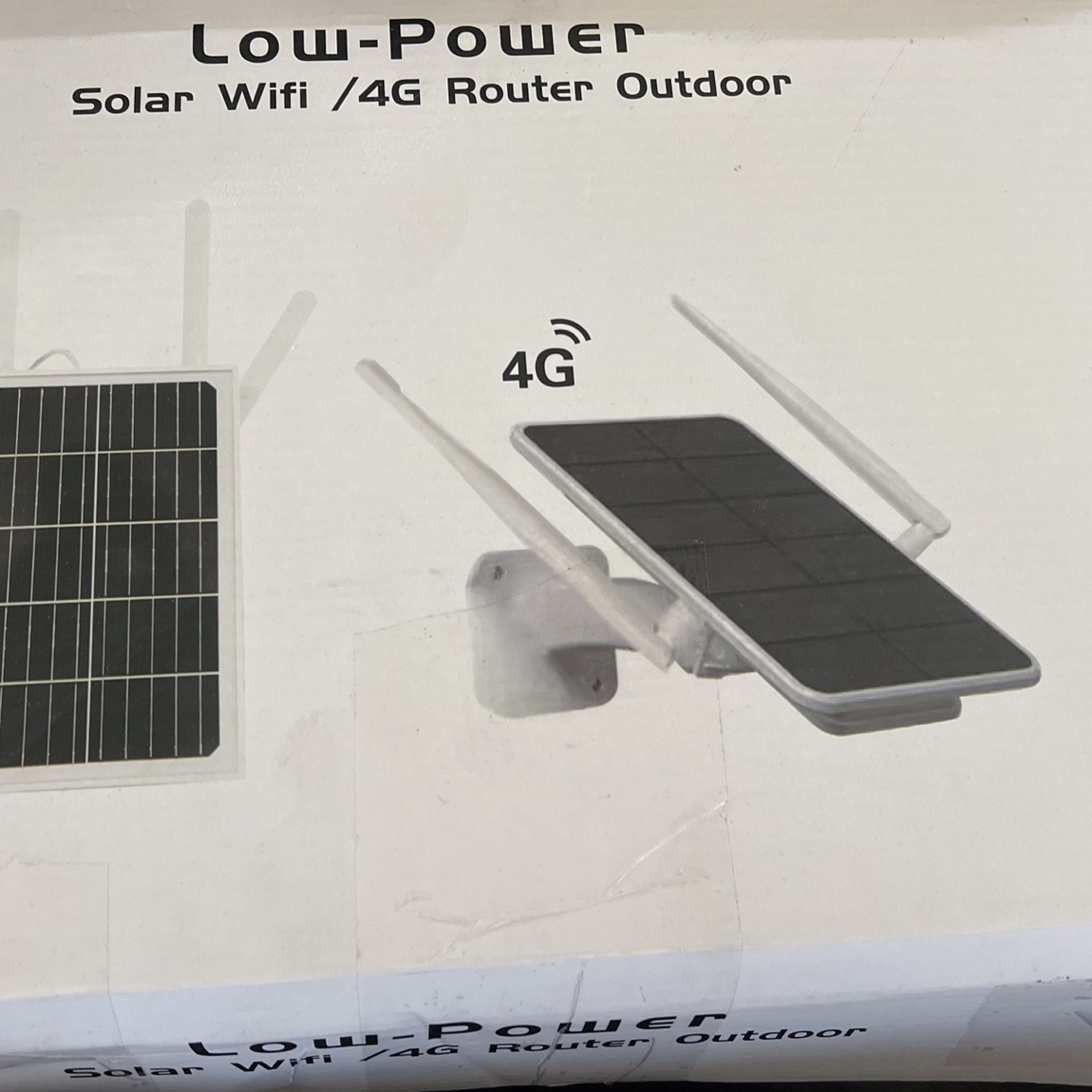 Solar Powered 4G LTE Modem Router, Outdoor