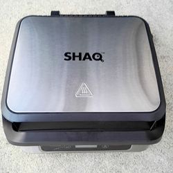 SHAQ Smokeless Grill & Press 3-in-1 Contact Grill, Panini Press & Open Grill