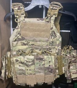Camo tactical vest full quick release
