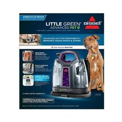 BISSELL ProHeat Advanced Pet Carpet & Spot Cleaner (Model: 2513W)