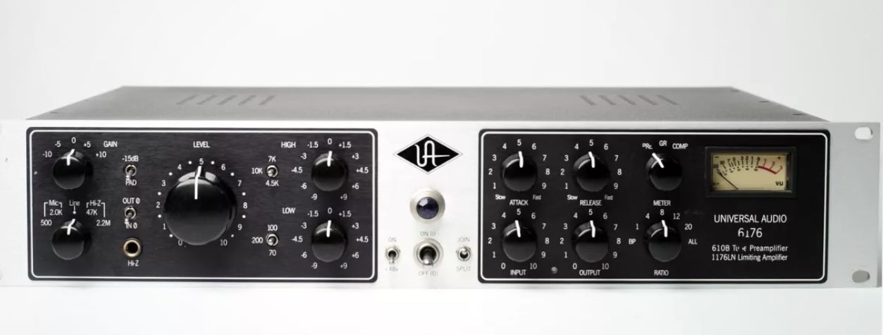 Universal Audio 6176 Channel Strip Tube Mic Pre 610 preamp 1176 compressor READ