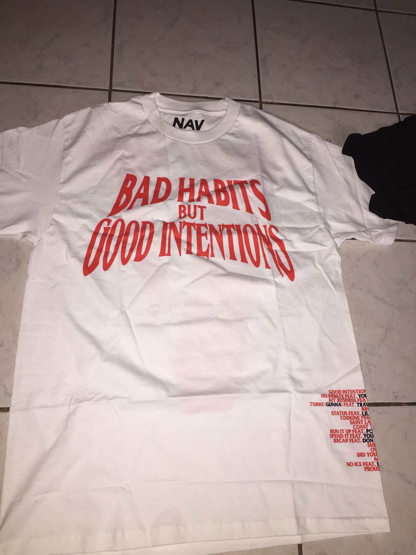 VLONE x GOOD INTENTIONS LIMITED WHITE/RED TEE