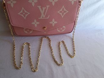 Louis Vuitton Pink Monogram Chain Crossbody Bag