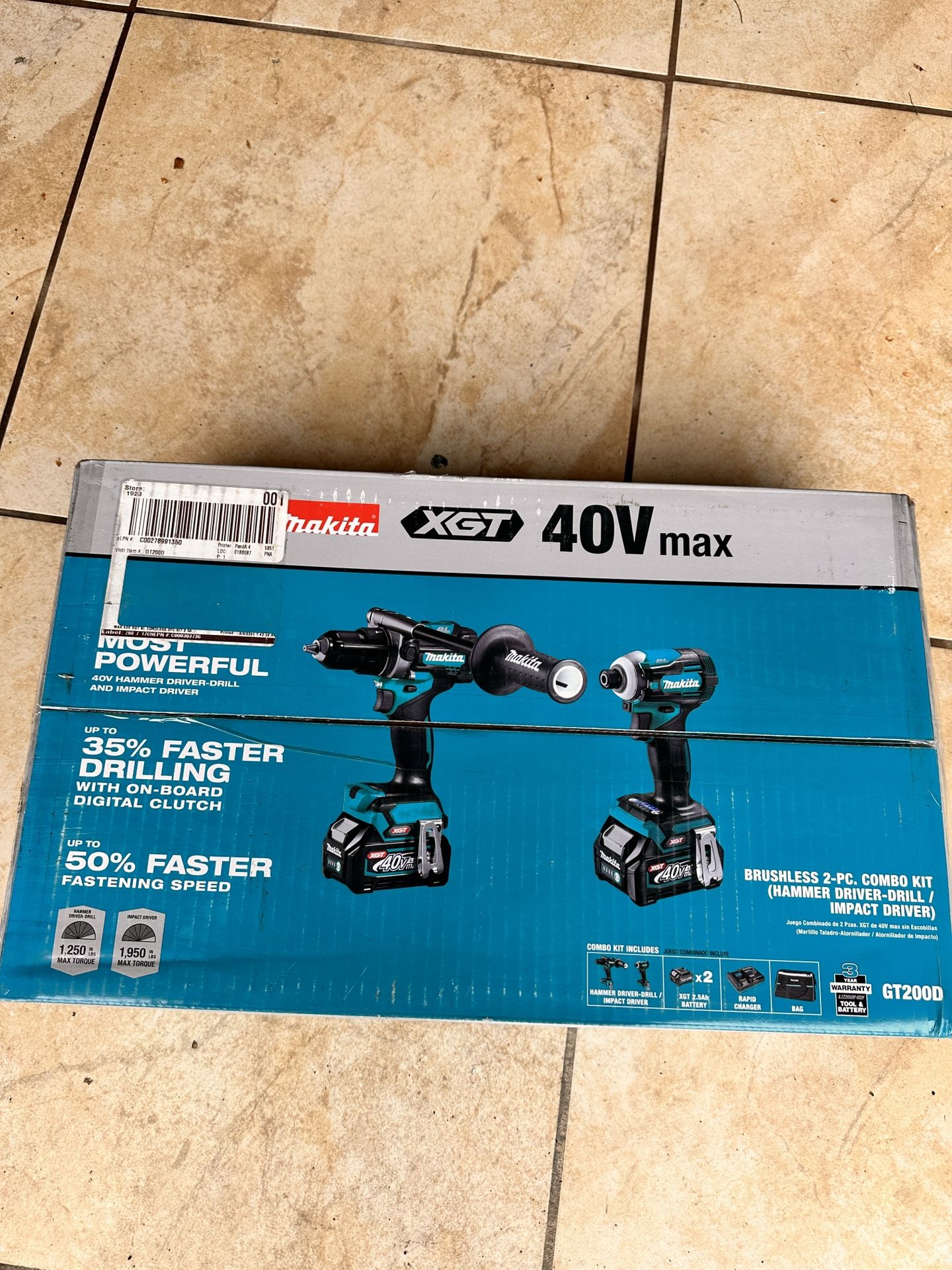 Makita Hammer Driver-Drill/Impact Drive