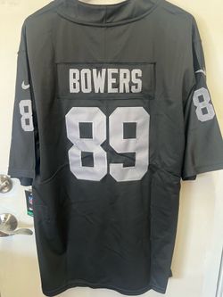 Brock Bowers #89 Las Vegas Raiders Black / Silver Jersey New Size XL