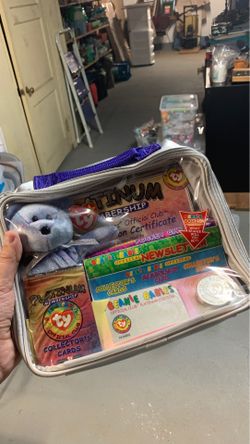Rare Beanie Babie Unopened platinum edition