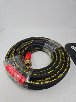 WIRE BRAIDED HYDRAULIC HOSE 0801 w.p. 28mpa max temperature 60 c