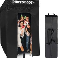 Pop Up Photo Booth With Wheeled Carrying Case 