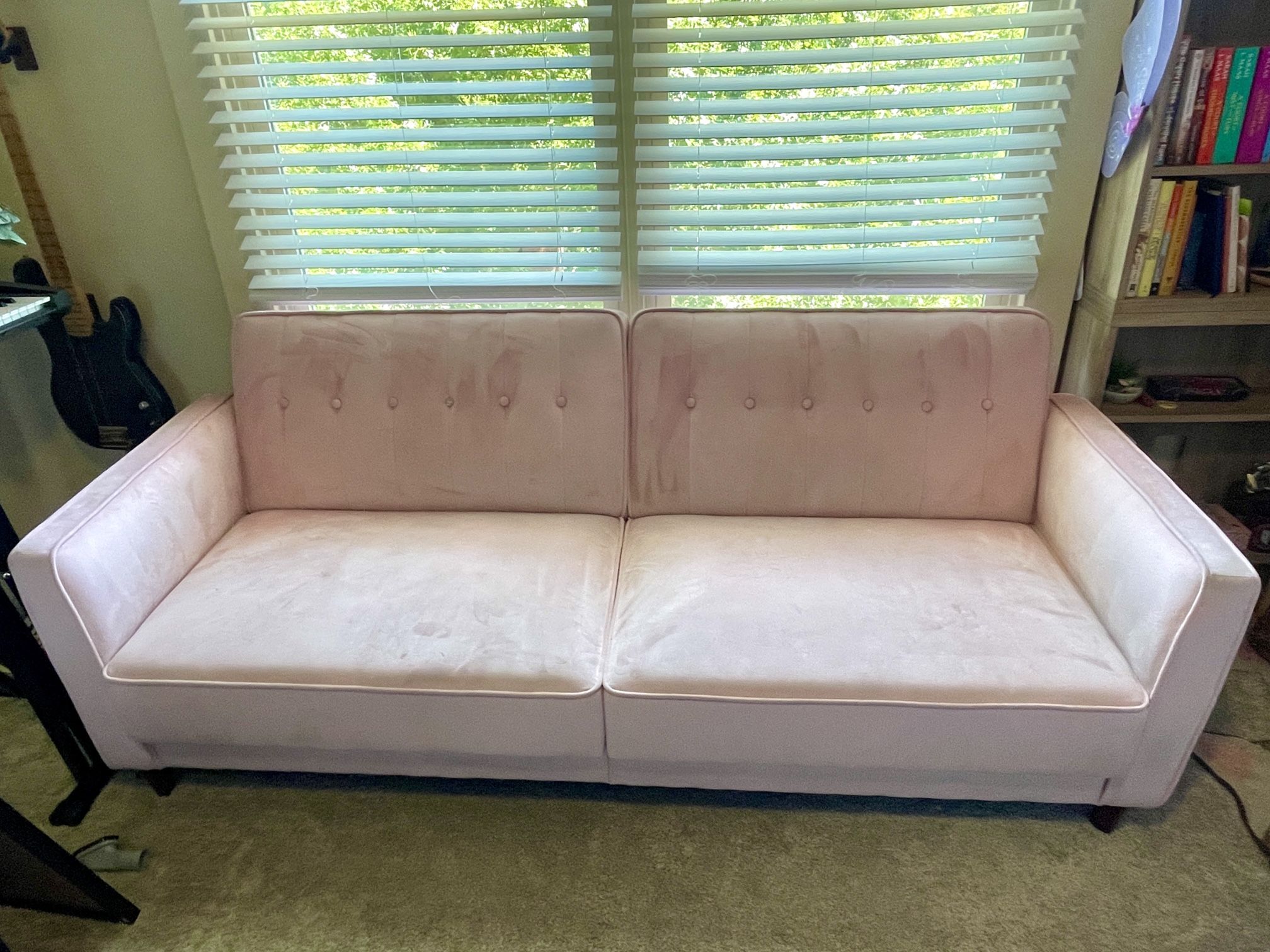Pink Futon Couch