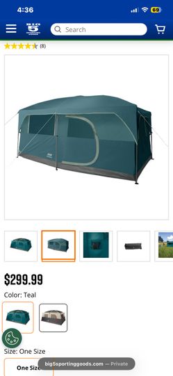 Cole man 10 person tent brand new