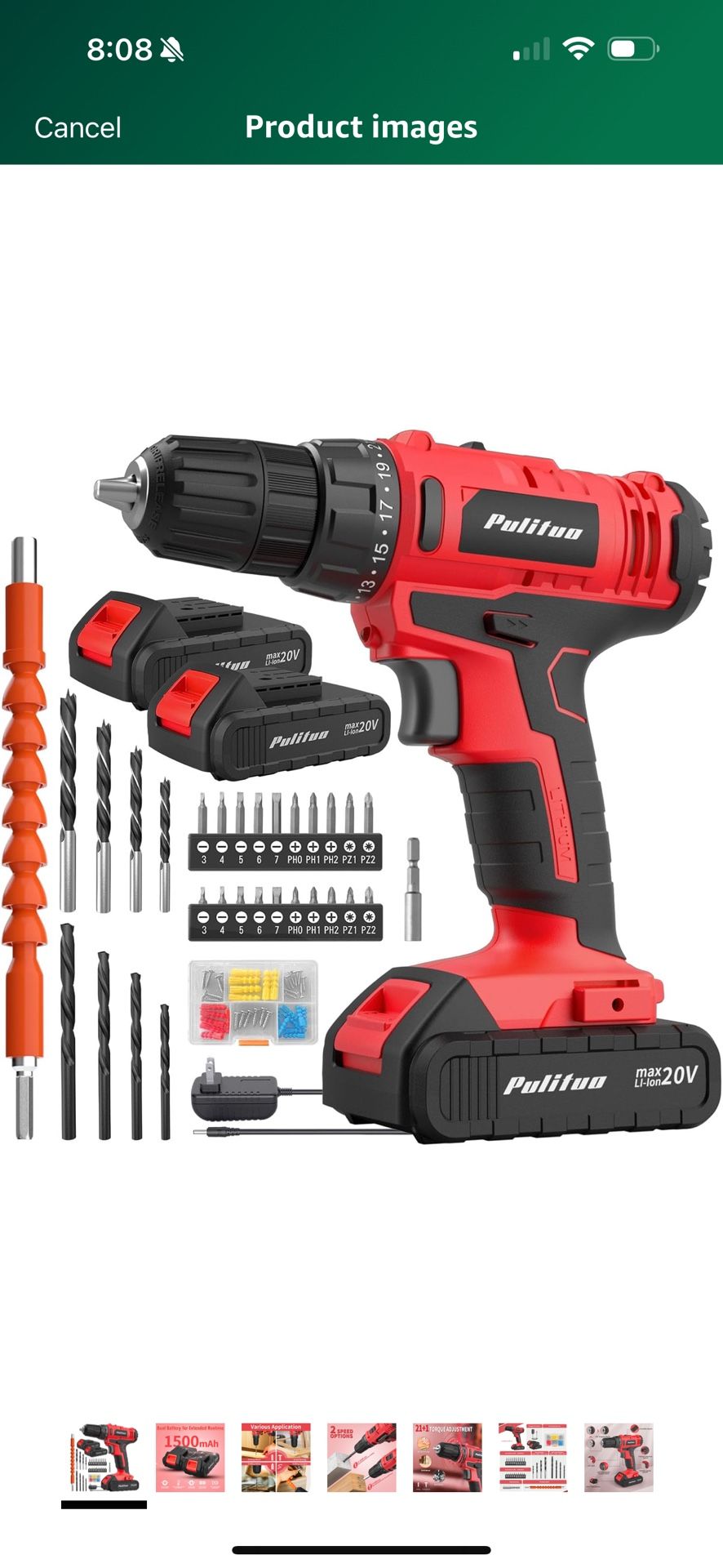 Drill Cordless 20V