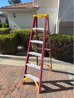6’ Werner Fiberglass Ladder